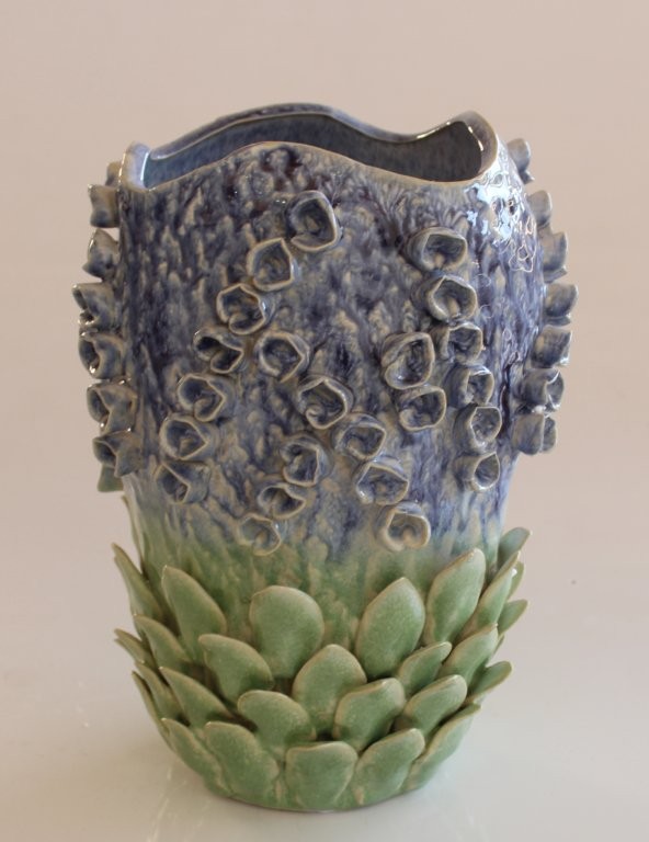 Blue & Green Sea Ceramic Vase